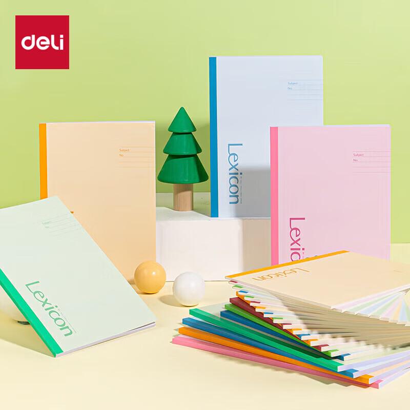 Deli 32K 50-Sheet Softcover Notebooks (10-Pack)