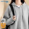 Jeanswest Fleece Lined Solid Color Hooded Sweatshirt