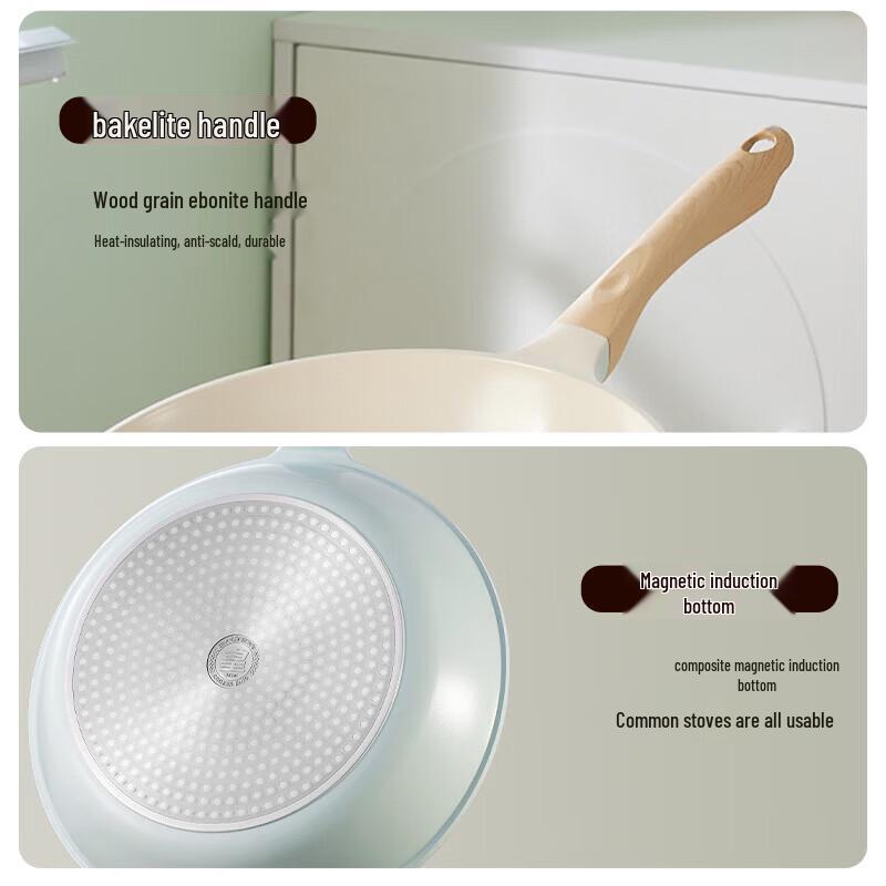 COOKER KING 28cm Celadon Ceramic Non-stick Frying Pan