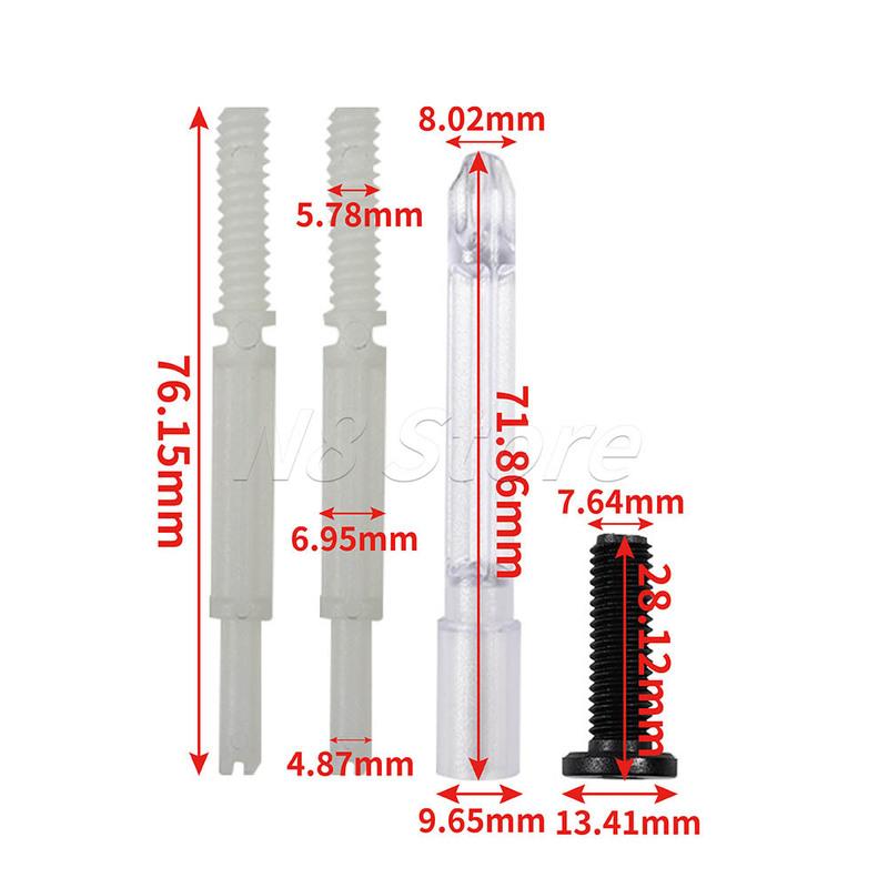 For Roca D2D Dual Flush Push Button & Threaded Push Rods Long Body AH0001700R Chrome 822044001