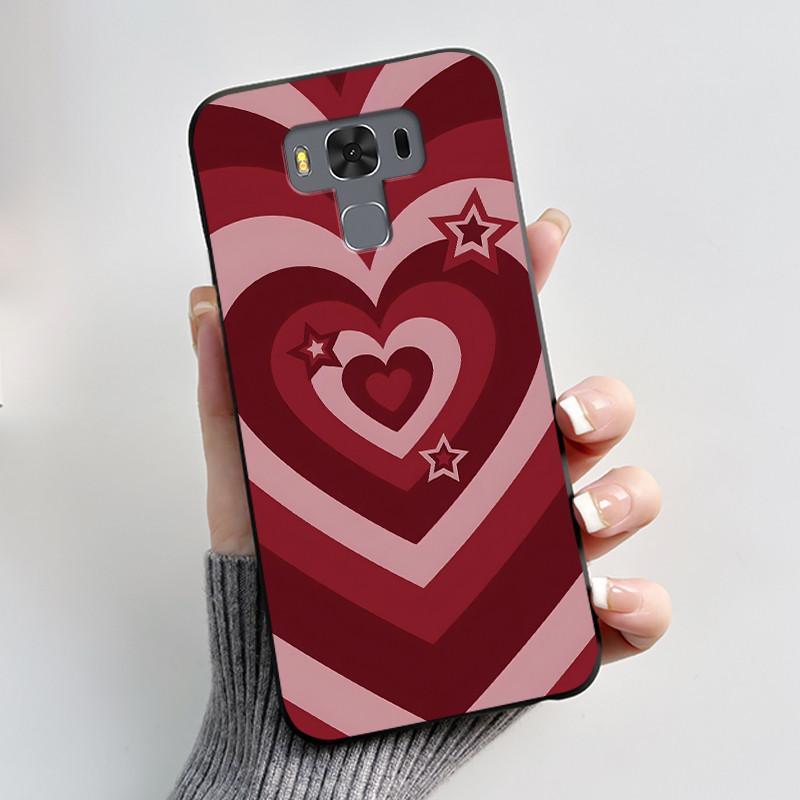 Для ASUS Zenfone 3 Max ZC553KL X00DDB X00DDA X00DD Чехол Роскошный Милый Кролик Любовь Смешной Черный Мягкий ТПУ Силикон Матовая Задняя Крышка