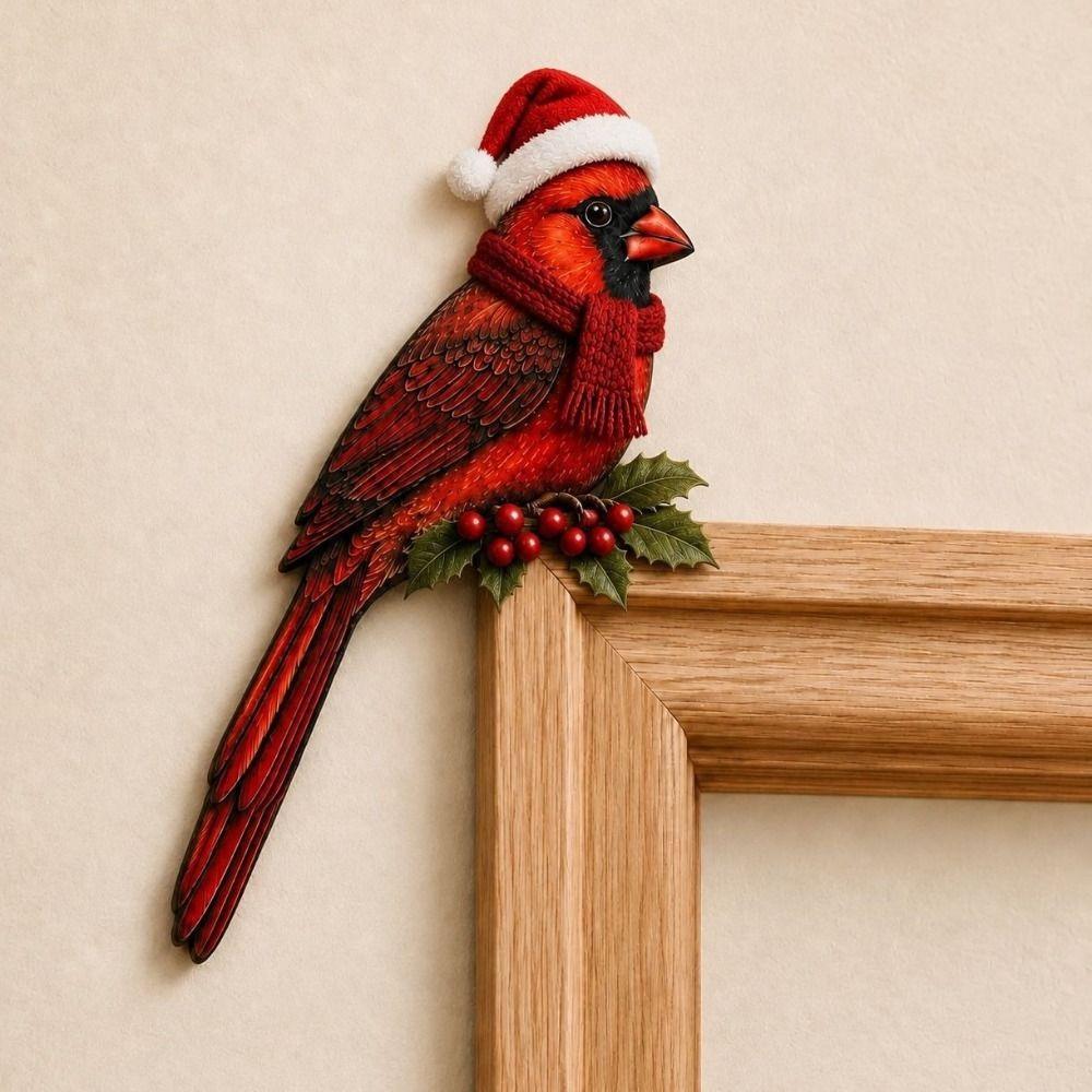 Wooden Owl Door Frame Modern Animal Door Sign Craft Door Corner Pendant Gift