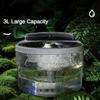 Pet Smart Water Dispenser 3L Большая емкость для кошек и собак, поилка, беспроводной автоматический фильтр, миска для кошек, фонтанчик для воды