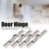 4pcs Hidden Bracket Cabinet Door Hinges 90 Degree Bridge Shaped Hinges  Cabinet Doors