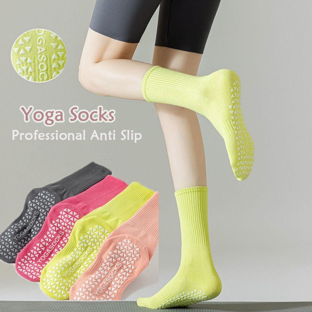 Нескользящие дозирующие напольные носки Дышащие вязаные спортивные носки Носки для хип-хопа йоги Четыре сезона