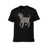 Mosaic Dog Woof TShirt Gym Wear Breathable Short Sleeve Tee