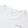 SAUCONY Футболка женская с логотипом, жаккардовая, влагоотводящая, быстросохнущая, с круглым вырезом и коротким рукавом, жемчужно-белая SC1249057B-WT02