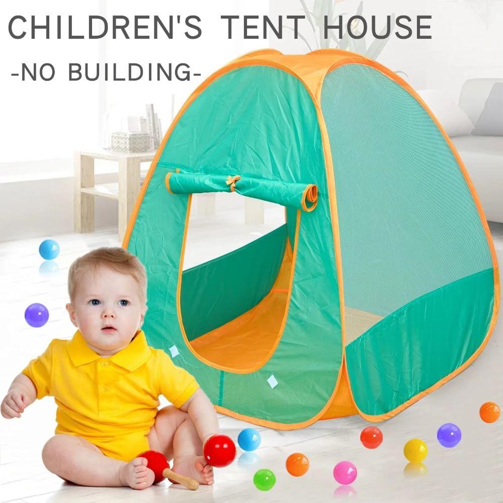 Princess Houses Children's Green Tent Toy Houses Foldable Toy Tents Family Playing