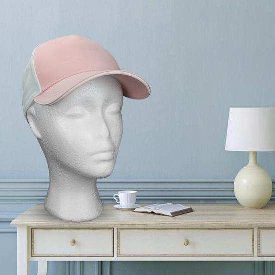 Foam Wig Head Tall Female Mannequin Hairpieces Display Holder Hats Sunglasses
