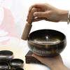 Metal Singing Bowl Tibetan Bronze Chime Bell Singing Bowl Set Nepalese Handmade Buddha Sound Bowl Yoga Meditation Bowl For Relax