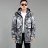 Пальто больших размеров, мужское толстое хлопковое пальто, зимнее пальто средней длины, хлопковая куртка большого размера, свободная утолщенная толстая мужская куртка 4XL-10XL