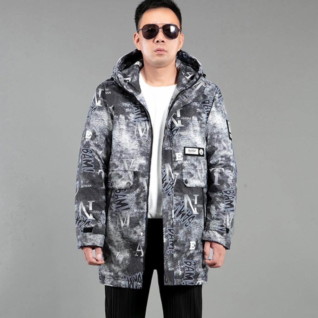 Пальто больших размеров, мужское толстое хлопковое пальто, зимнее пальто средней длины, хлопковая куртка большого размера, свободная утолщенная толстая мужская куртка 4XL-10XL