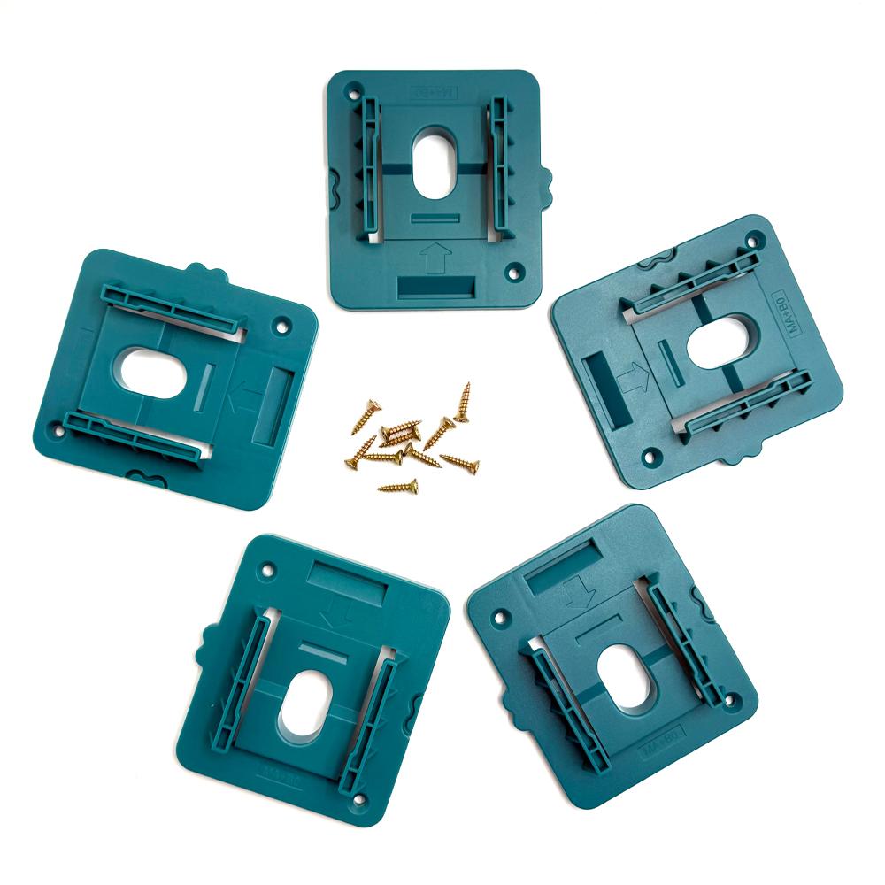 1-10PCS Battery Holder Mount Compatible for Bosch/Makita 18V Battery Dock Holder Fit for BL1860 BL1850 BL1840 BL1830 Batteries