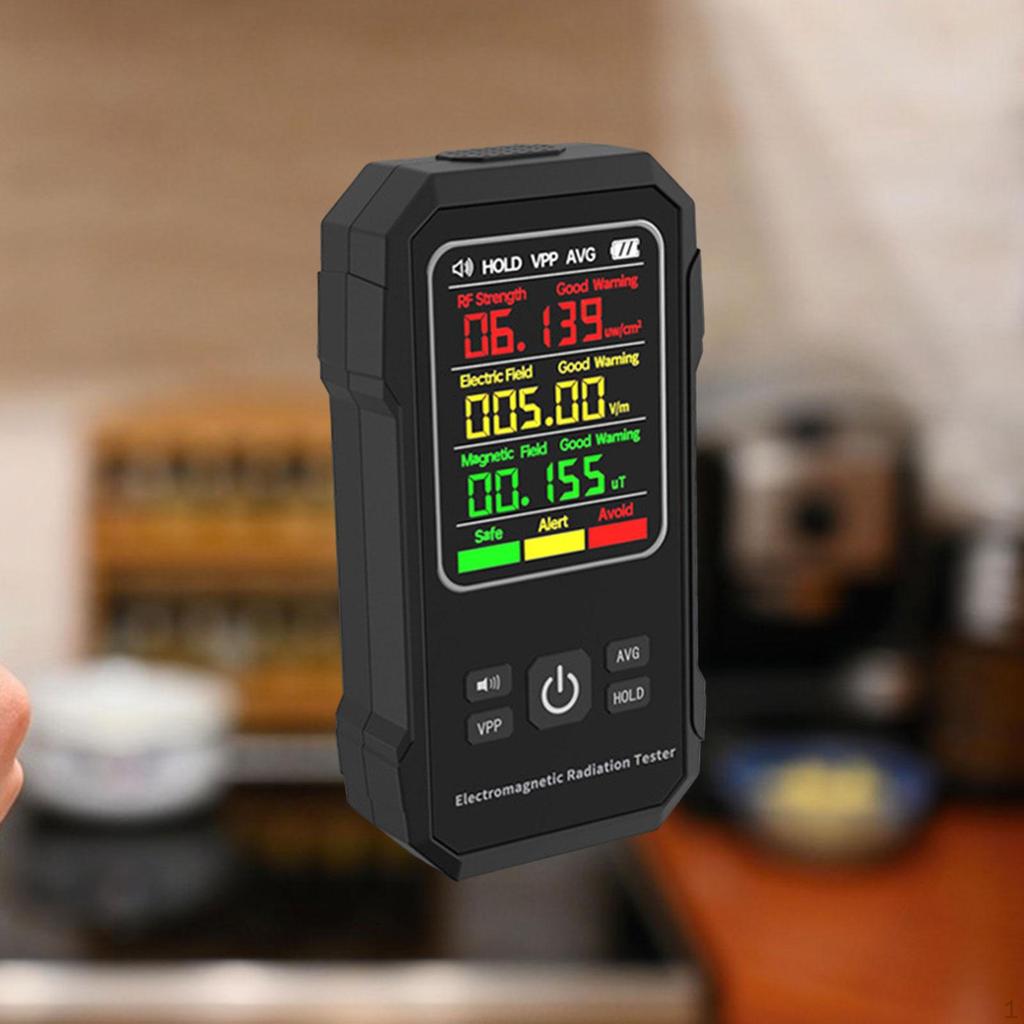 Digital Electromagnetic Radiation Detector for High Pressure Equipment Home