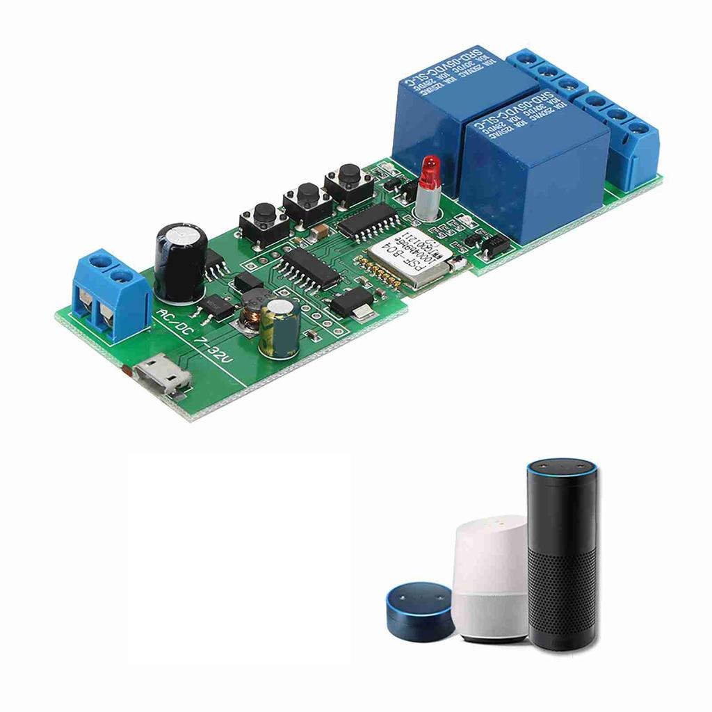   Smart WiFi  ,   Wireless Remote Control Module with Timer and Voice Control, Compatible with for Smart Home  