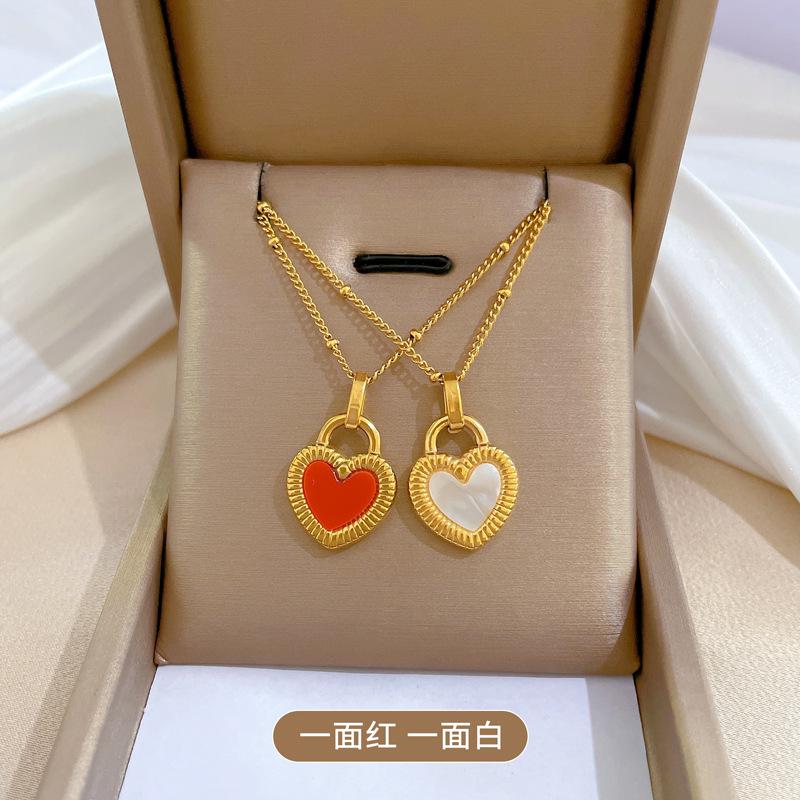 Вращающийся Крест Светлая Роскошь Темперамент Великолепный Полностью Алмазный Ожерелье Женский Универсальный Цепочка на Ключицу Титановая Стальная Цепочка