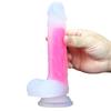 Женский дилдо силиконовый продукт имитация для взрослых маленький прозрачный светящийся мягкий секс-игрушка