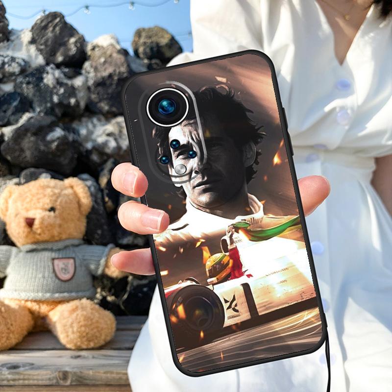 Ayrton Senna F1 Racing Case For Honor Magic 6 Pro 90 70 50 Magic 5 Lite X6 X7 X8 X9 X6a X7a X8a X9a X8b X9b Cover