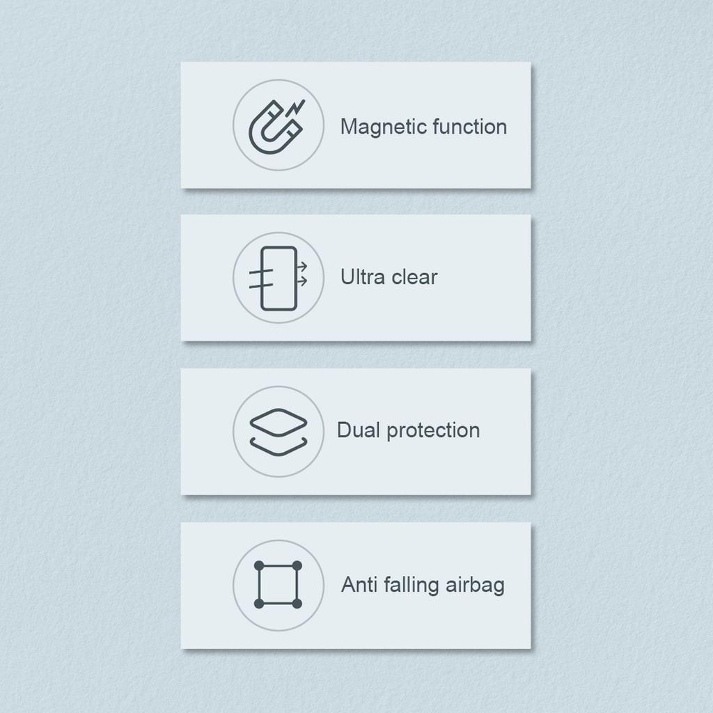 Nillkin Nature Pro MagSafe Magnetic Case for iPhone 14 Pro in Blue