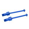 2 Pcs Front Rear Drive Shaft Aluminium Alloy RC CVD Front Rear Drive Shaft for Traxxas Latrax Teton