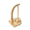 Magnetic Yarn Holder with Twirling Mechanism Wood Yarn Dispenser Double Side Thread Spool Holder for Hand Stitching