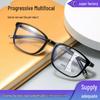 Сверхлегкие модные мультифокальные очки для чтения из TR90 с защитой от синего света для близи и дали