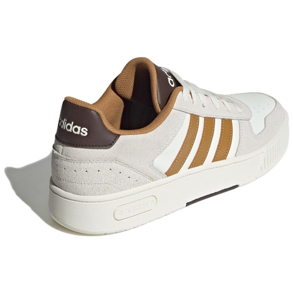 Adidas D-Pad Classic Basketball Comfortable Versatile Low-Top Sneakers Unisex Sneakers Beige Brown JR8325