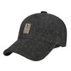 Elderly Hat Autumn And Winter Hat Men'S Woolen Baseball Cap Outdoor Ear Cap Hats Peaked Cap  Casual Leisure Warm Hat