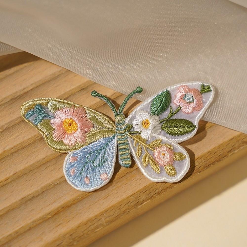 2pcs Embroidery Design Embroidery Iron On Patches 2pcs Heat Transfer Patches For DIY Clothing