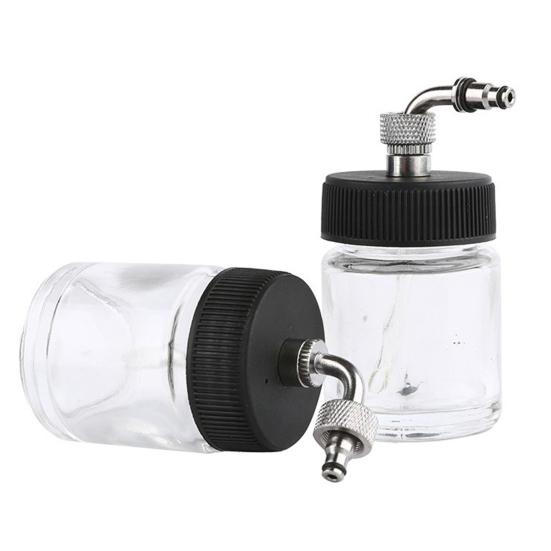 22cc Аэрограф Стаканчик Антикоррозийный Прочный Стеклянный Прозрачный Аэрограф Бутылка Для Хранения Дизайна Ногтей