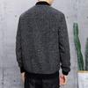 Осень и зима для мужчин среднего возраста и молодежи повседневная уличная мода шерстяная куртка куртка верхняя часть теплое пальто