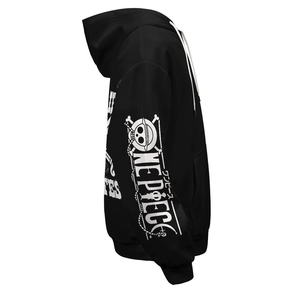 Мода для фанатов ONE PIECE Мультяшный свитшот с принтом Спорт на открытом воздухе Косплей Пуловеры Толстовка Костюм для косплея