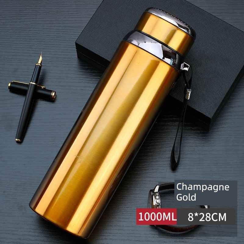 Imported High-End 316 Stainless Steel Large-Capacity Thermos Cup for Men and Women, Suitable for Outdoor, Portable, Fitness, Business, and Tea Brewing