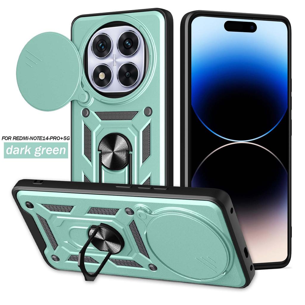 Бронированный защитный чехол с магнитным кольцом для Redmi Note 14 13 Pro Plus 4G 5G чехол для телефона с защитой камеры