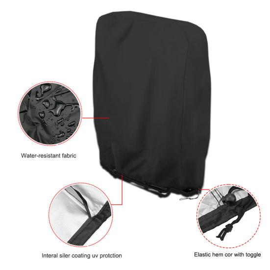 Чехол для складного стула, чехол для шезлонга, пылезащитный чехол, ветрозащитный, водонепроницаемый, устойчивый к УФ-излучению, защита от разрывов, защита от УФ-излучения для уличной мебели, дивана