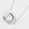 TIFFANY&Co. 1837 Interlocking Circle Necklace Silver925 10.2g Women Used