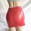 Модные сексуальные кожаные юбки больших размеров, кожаные юбки для женщин, повседневные, с высокой талией, для работы в офисе, мини-платье, короткая юбка для женщин