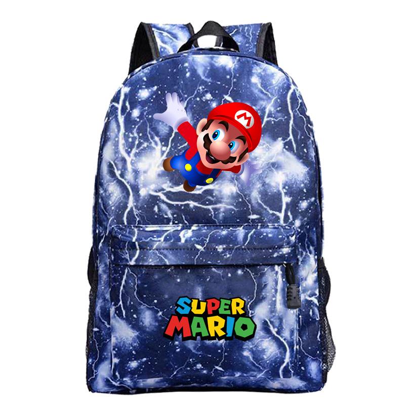Peripheral Backpack Animation Cartoon Game Schoolbag Creative Pattern Heat Transfer Backpack