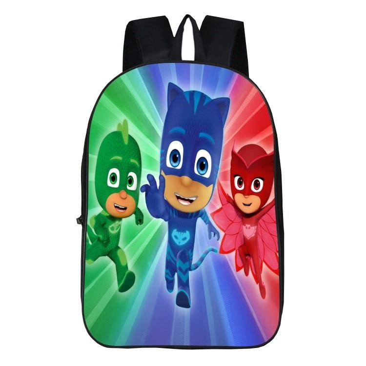 Прочный рюкзак PJ Masks для детей с ярким 3D-дизайном персонажей и регулируемыми мягкими лямками