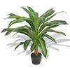 VidaXL Artificial Plant with Pot Dracaena 90 Cm Green