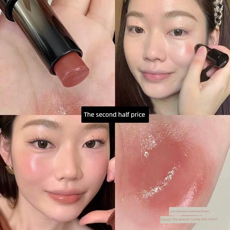 Nude Color Lipstick, Lip Glaze, Matte Asian Makeup, Daily No-Makeup Look, Light Makeup, Moisturizing, Low Saturation, Earthy Brown, Milk Tea Coffee