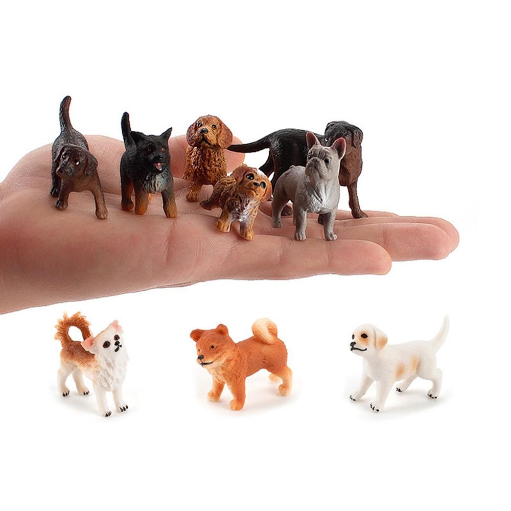 Accessories Puppy Figures Animal Model Children Educational Toys Micro Landscape Dog Figurine