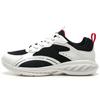 Breathable Lightweight Low-Top Running Shoes Men Sneaker Black White Red 912415525-3