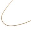 18k Gold Curb Chain with Mint Certification Mark Necklace, 2-Sided, 3.0g, 60cm,