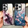 Чехол для телефона с покрытием Sakura Blossom Sakura Fashion для Xiaomi Redmi Note 14 15 Pro Plus 13 12 11 11S 11T 10 9S 9 5G, противоударный Aira