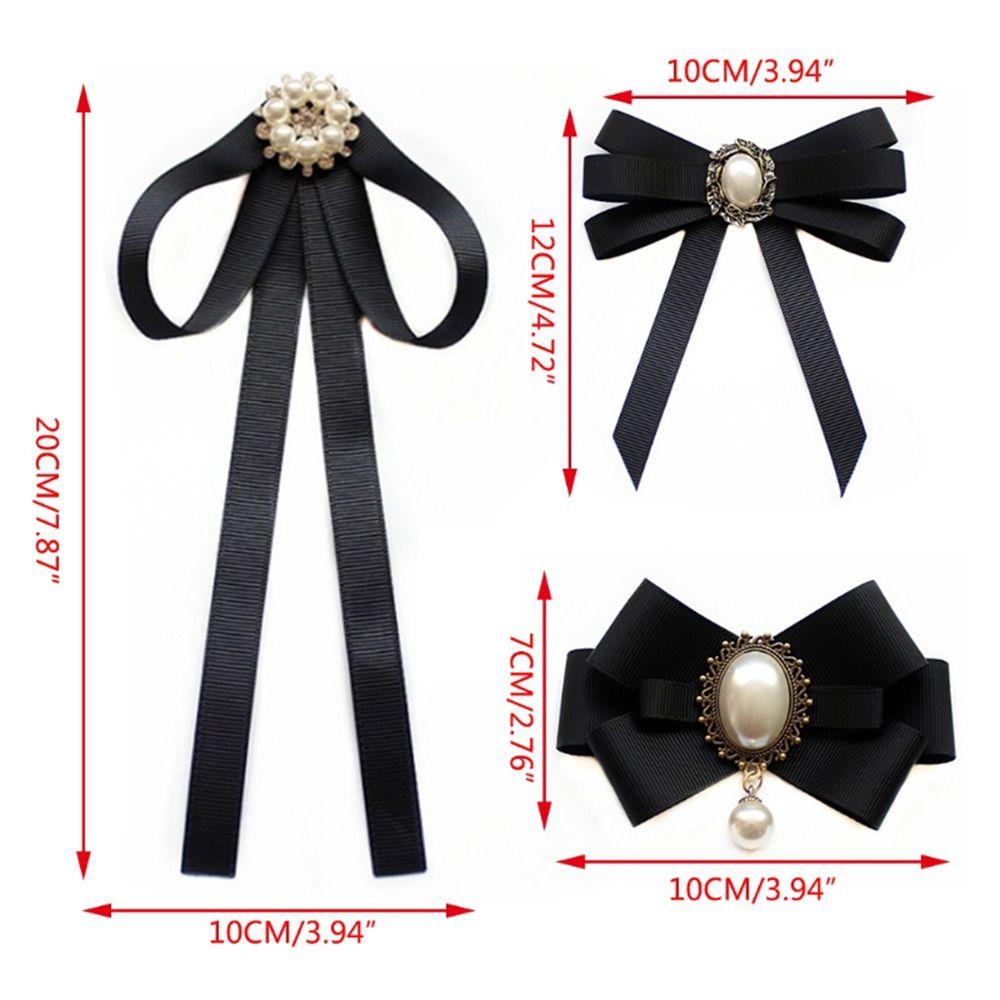 Ribbon Tie Shirt Accessory for School Costume Wedding JK Bow Tie Ribbon Brooches Cravat Neck Ties