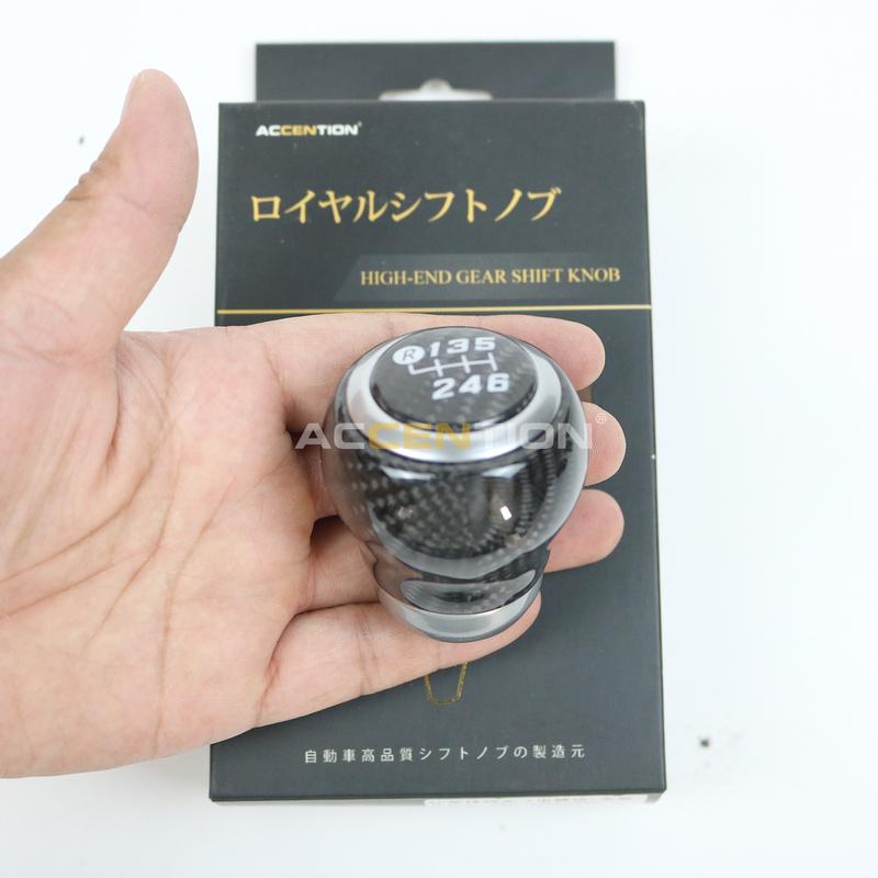 Black 100% Full Carbon Fiber 6S Gear Shift Knob for Subaru BRZ 2012- for Toyota 86 2012- Performance Auto Shift Knob