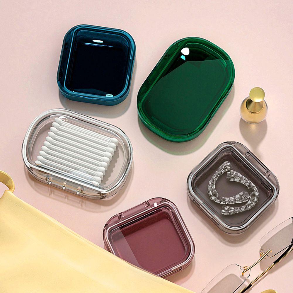 Case Transparent Jewelry Box Rings Container Earring Storage Case Invisible Braces Storage Case