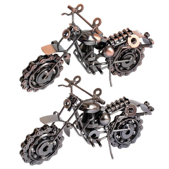 Decorative Stunning Fashion Collectable Perfect Craft Motorcycle Art Model Metal Motorcycle Art