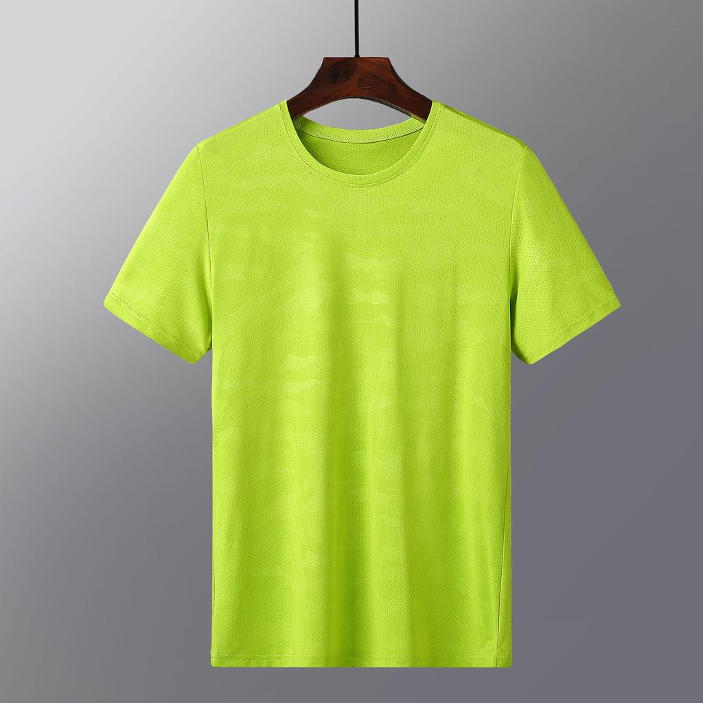 Быстросохнущая одежда, мужской свободный топ с короткими рукавами, женская однотонная футболка с короткими рукавами, большая спортивная футболка из ледяного шелка
